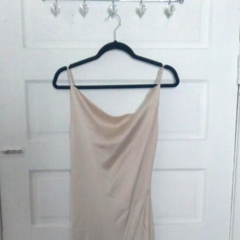 Jonathan Simkhai Signature Finley Gown Champagne